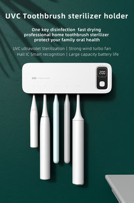 Home Batería Esterilizador de luz UVC Smart Desinfectante de cepillo de dientes montado en la pared