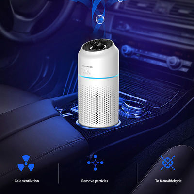 Purificador de aire de automóvil silencioso y de ahorro de energía con filtros de carbono ionizadores HEPA
