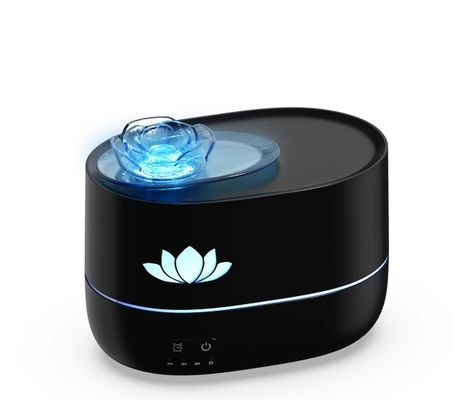 Material ABS Humidificador de aire de llama 350ml con protección automática contra interrupciones de tiempo