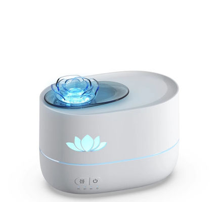 Humidificador de llamas de fuego de 350 ml con ajuste de temporizador y luz LED de 7 colores