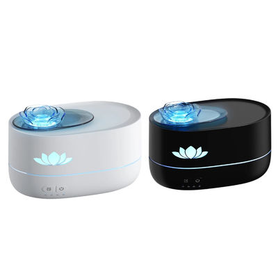 Luz de Led 7 colores Humilizador de llama de fuego 350ml Máquina difusora