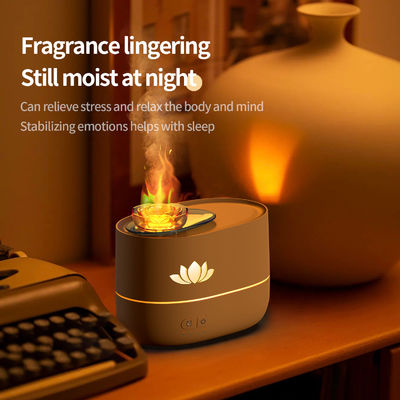 Humidificador de difusores de fuego de 350 ml con protección automática contra cortes de tiempo