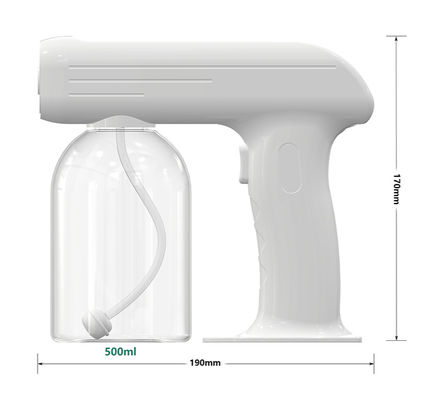 Arma de desinfección nano azul de pulverización de mano 50-60Hz 500 ml para desinfección