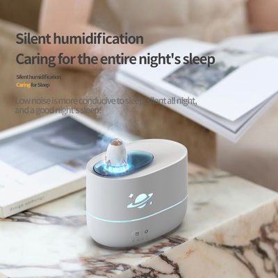 Humidificador de fuego de cohetes de aromaterapia con apagado automático 8 horas de trabajo