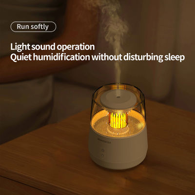 Humidificadores de pequeñas llamas de dormitorio 0,7 kg con luz LED de 7 colores