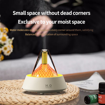 Humidificador de aromaterapia de llama con ajuste de temporizador de 2/4/6 horas