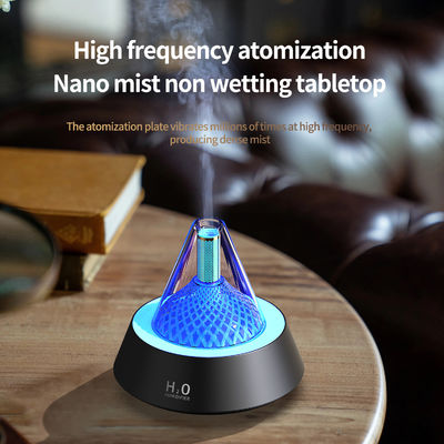 Humidificador de llamas de dormitorio con ajuste de temporizador de 2/4/6 horas