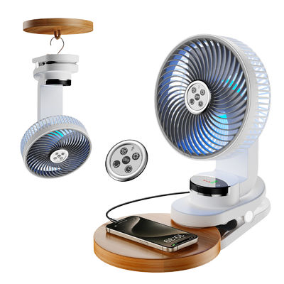 9 Velocidades Ventilador portátil multifuncional con pinchazo con batería pequeña recargable 20000MAh