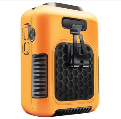 Ventilador Socool 8000mAh Ventilador de cintura de clip Verde Naranja Gris Ventilador portátil multifuncional 5 Nivel de ruido del viento fuerte Menos de 50 DB