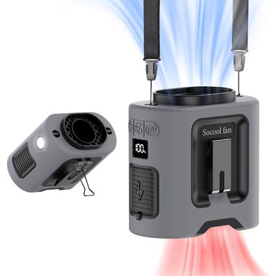 Socool Fan 14500MAh para exteriores Clip cintura turbo ventilador versátil ventilador personal con batería recargable para rendimiento versátil