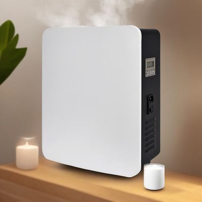 Máquinas difusoras de aroma metálicas de 5000 m3 para un entorno pacífico, colocadas en piso o en pared, con un nivel de ruido inferior a 35 dB